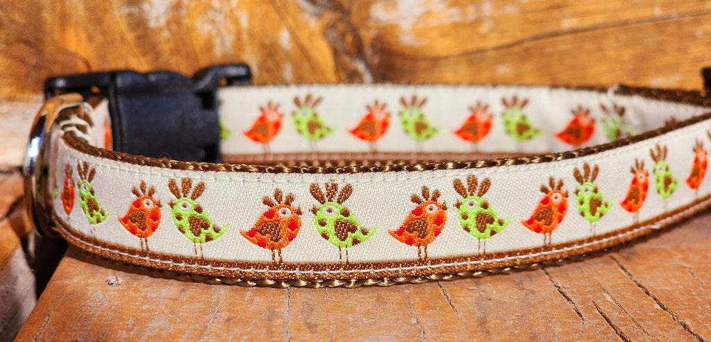 3/4" Bird Spring Dog Collar, Leash, Martingale, or Harness image 1