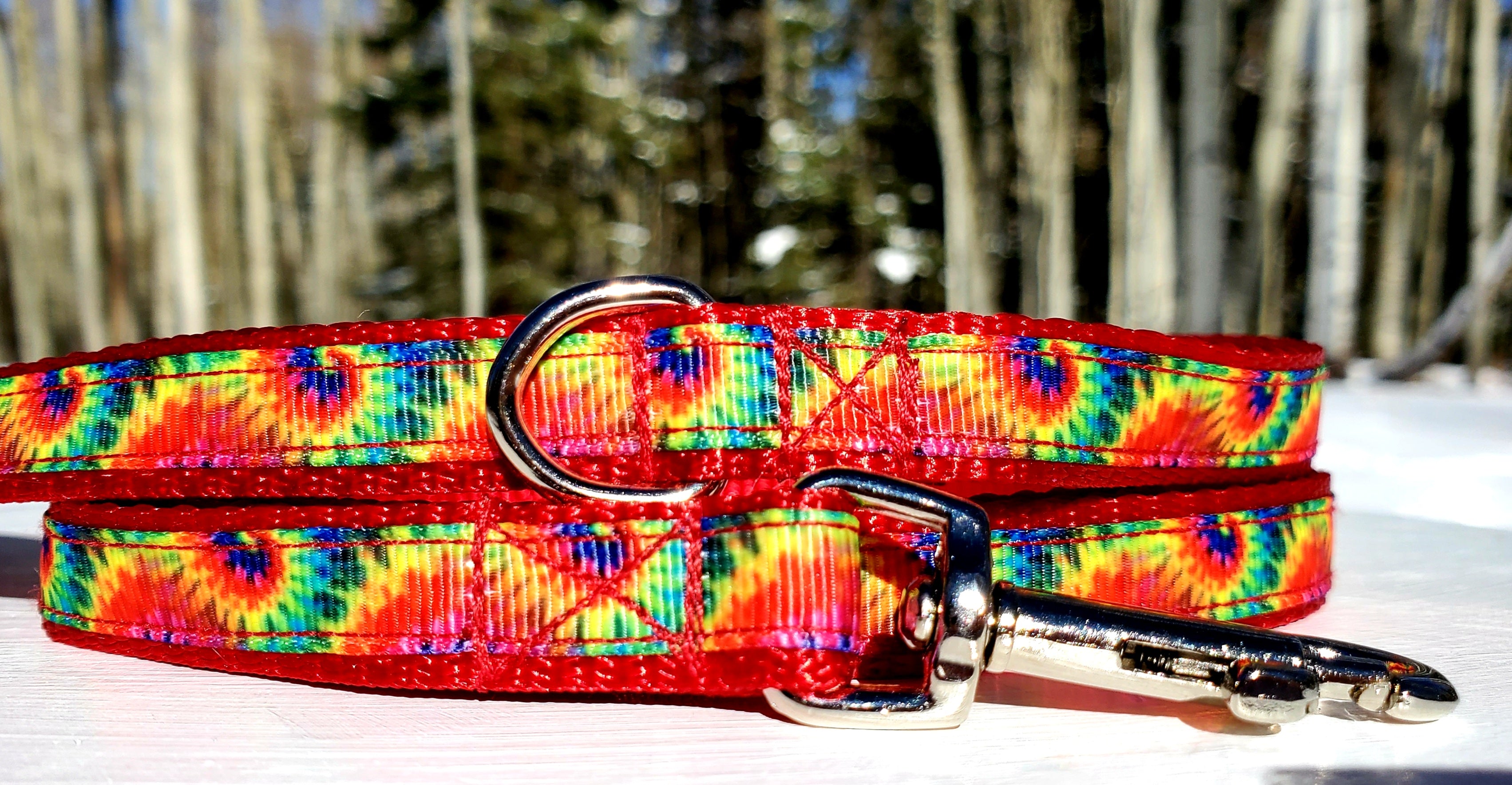 1/2" Tie Dye Dog Collar, Leash, or Harness image 2