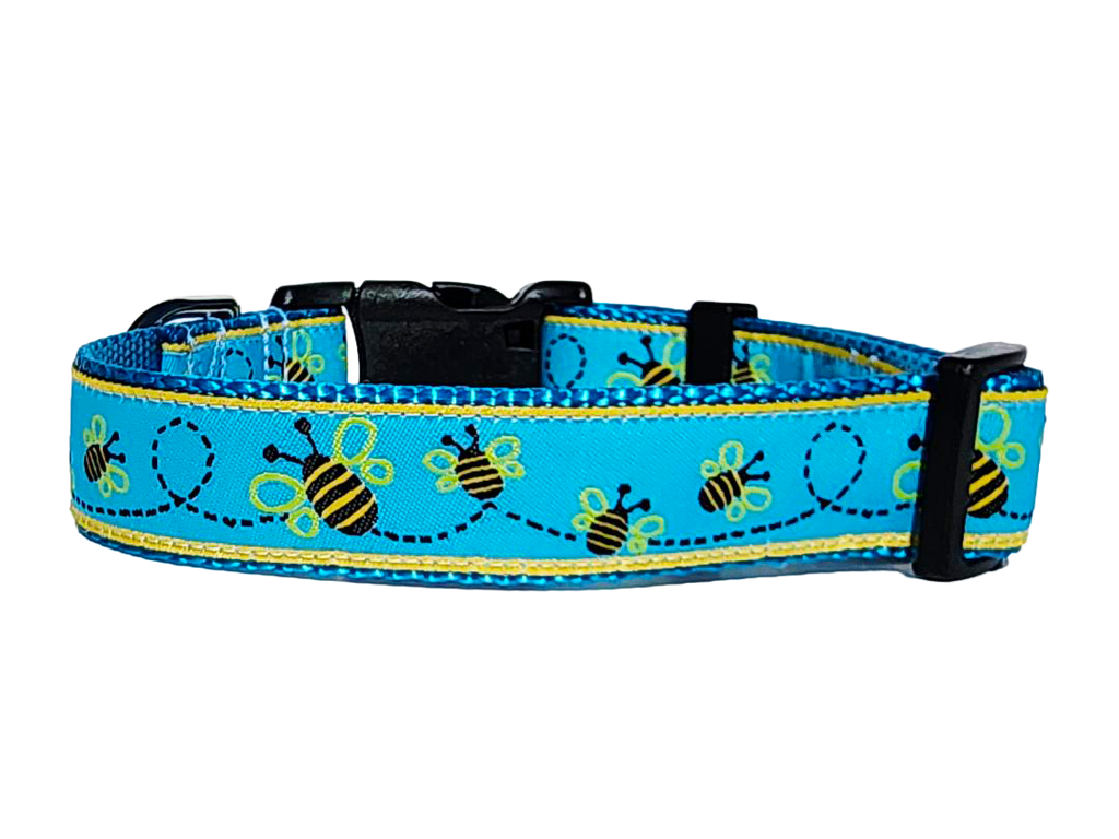 1" Bee Dog Collar, Martingale, or Leash image 4