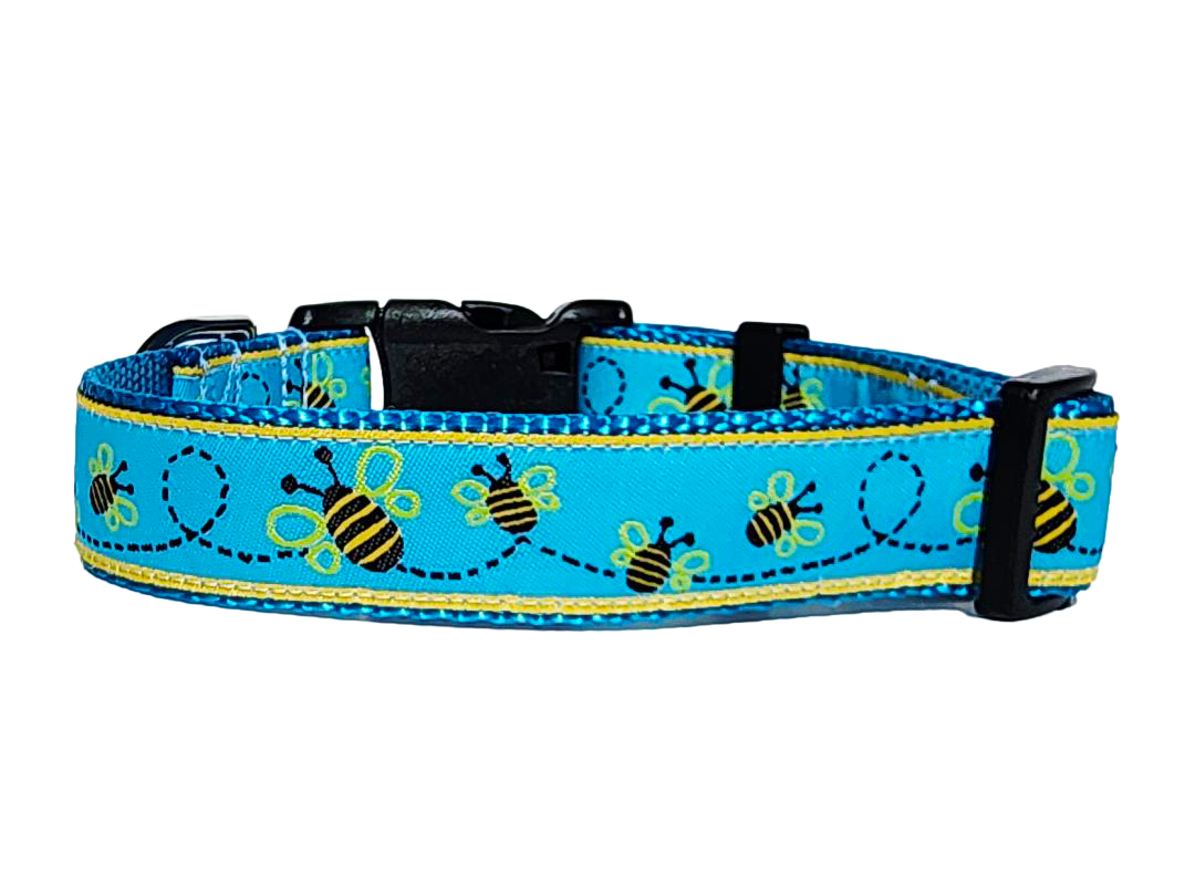 1" Bee Dog Collar, Martingale, or Leash image 4