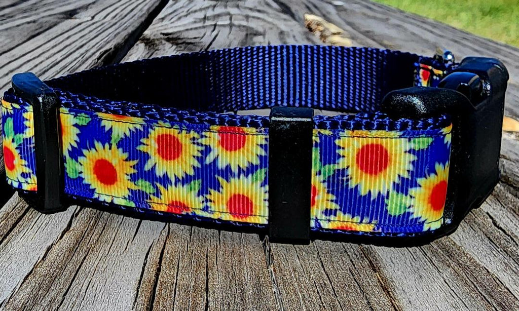 1" Sunflower Dog Collar or Leash image 5