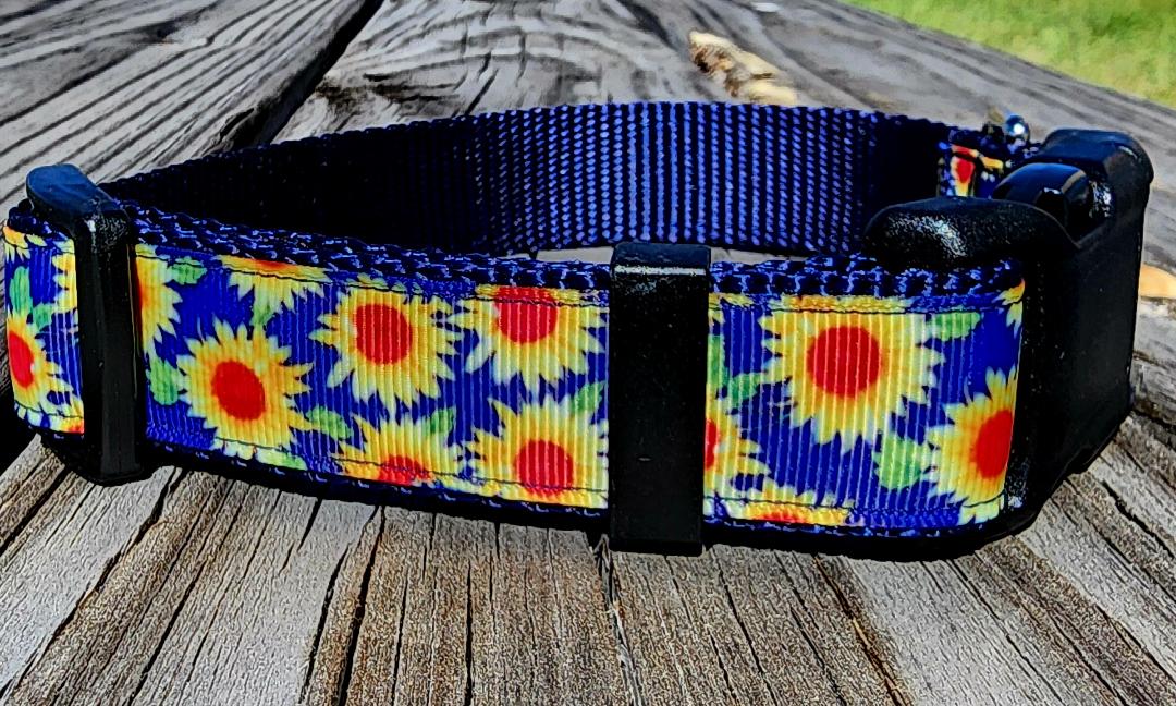 1" Sunflower Dog Collar or Leash image 5