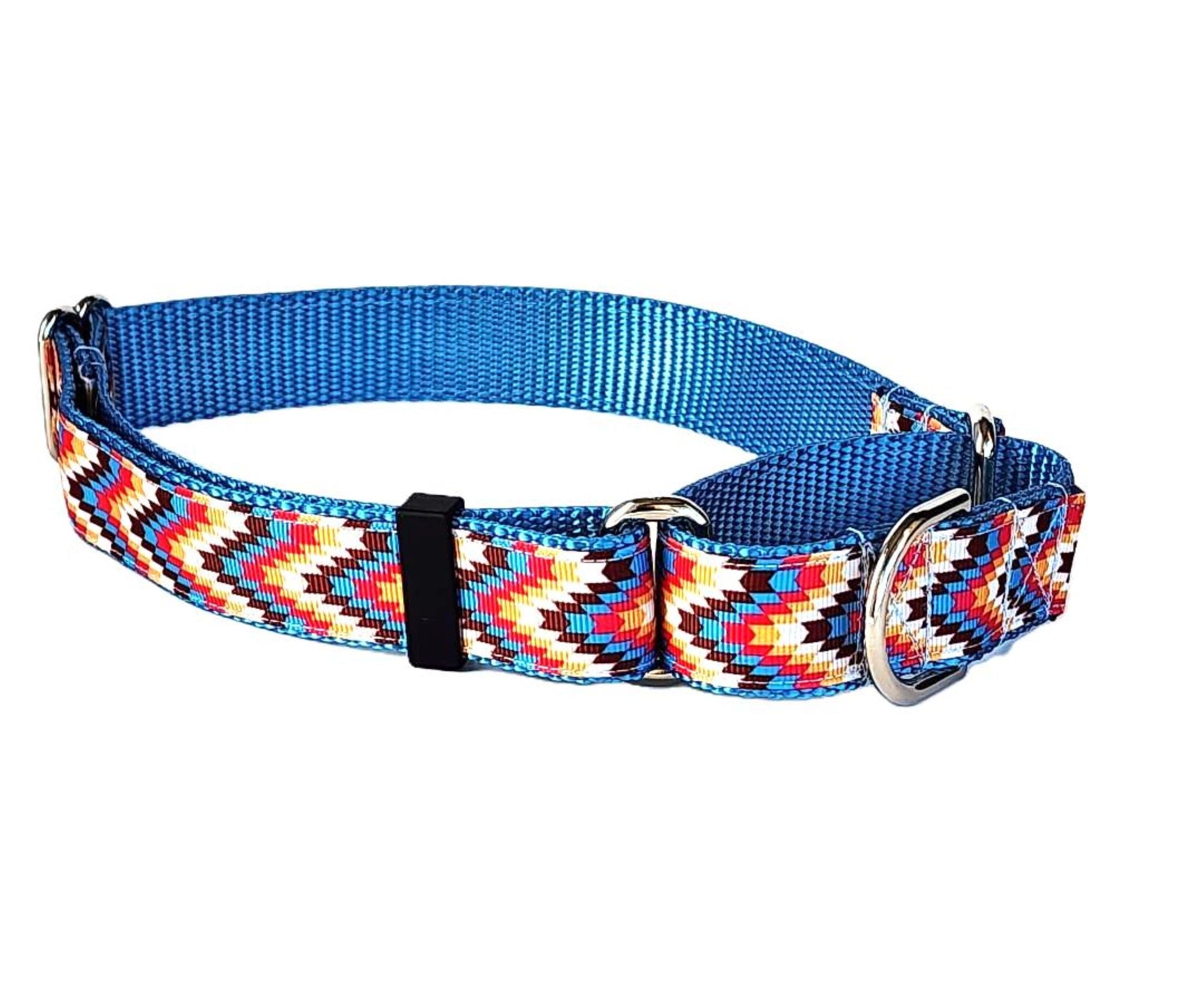 1" Aztec Martingale Dog Collar image 2