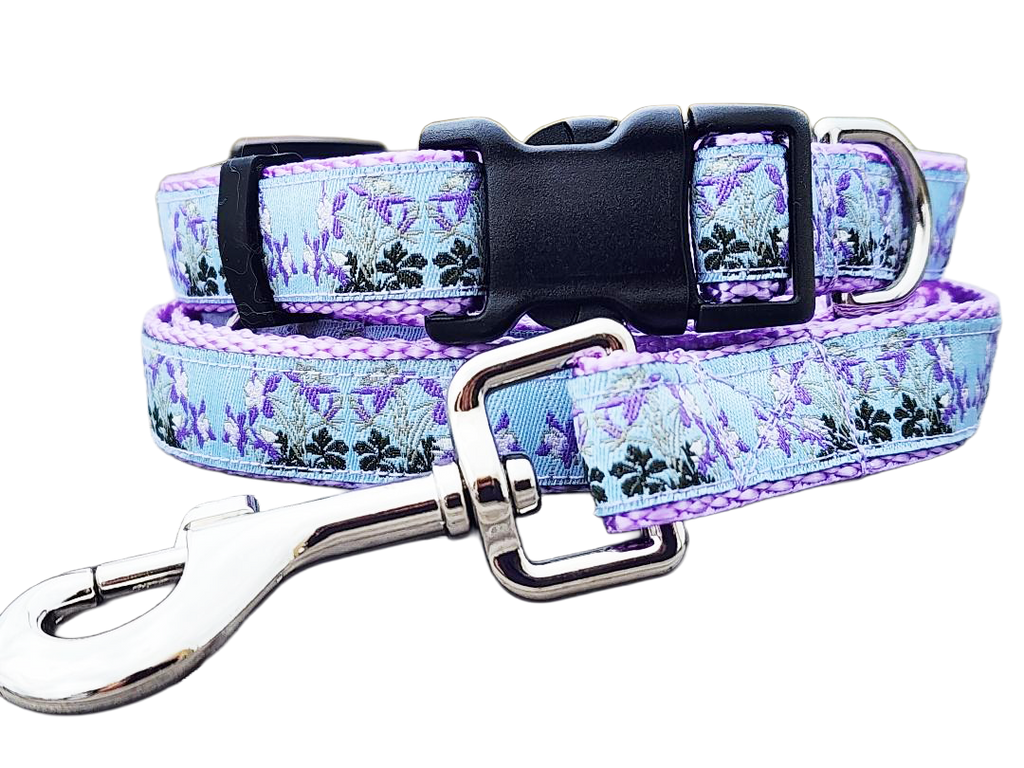 3/4" Columbine Dog Collar or Leash