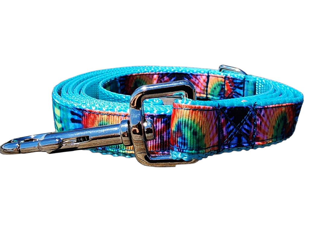 3/4" Tie Dye Dog Collar or Leash