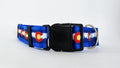1.5" Blue Colorado Dog Collar image 0