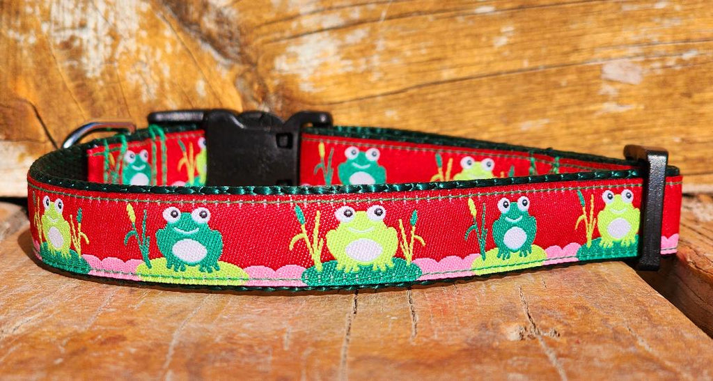 3/4" Frog Spring Dog Collar, Leash, Martingale, or Harness image 2