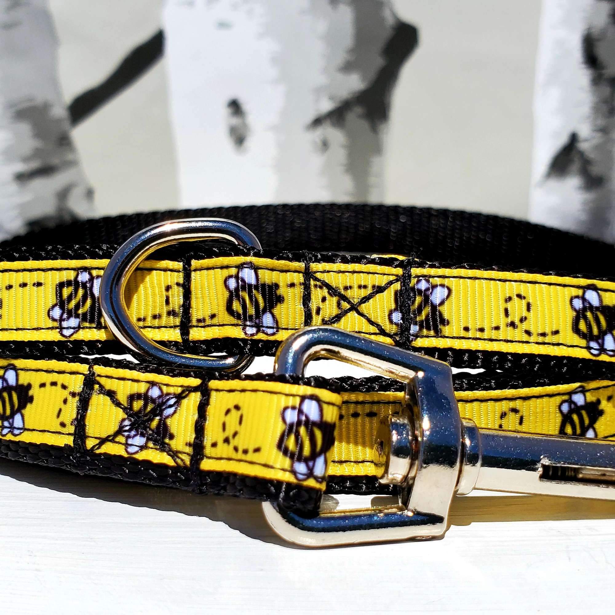1/2" Bee Dog Collar, Leash, or Harness image 3
