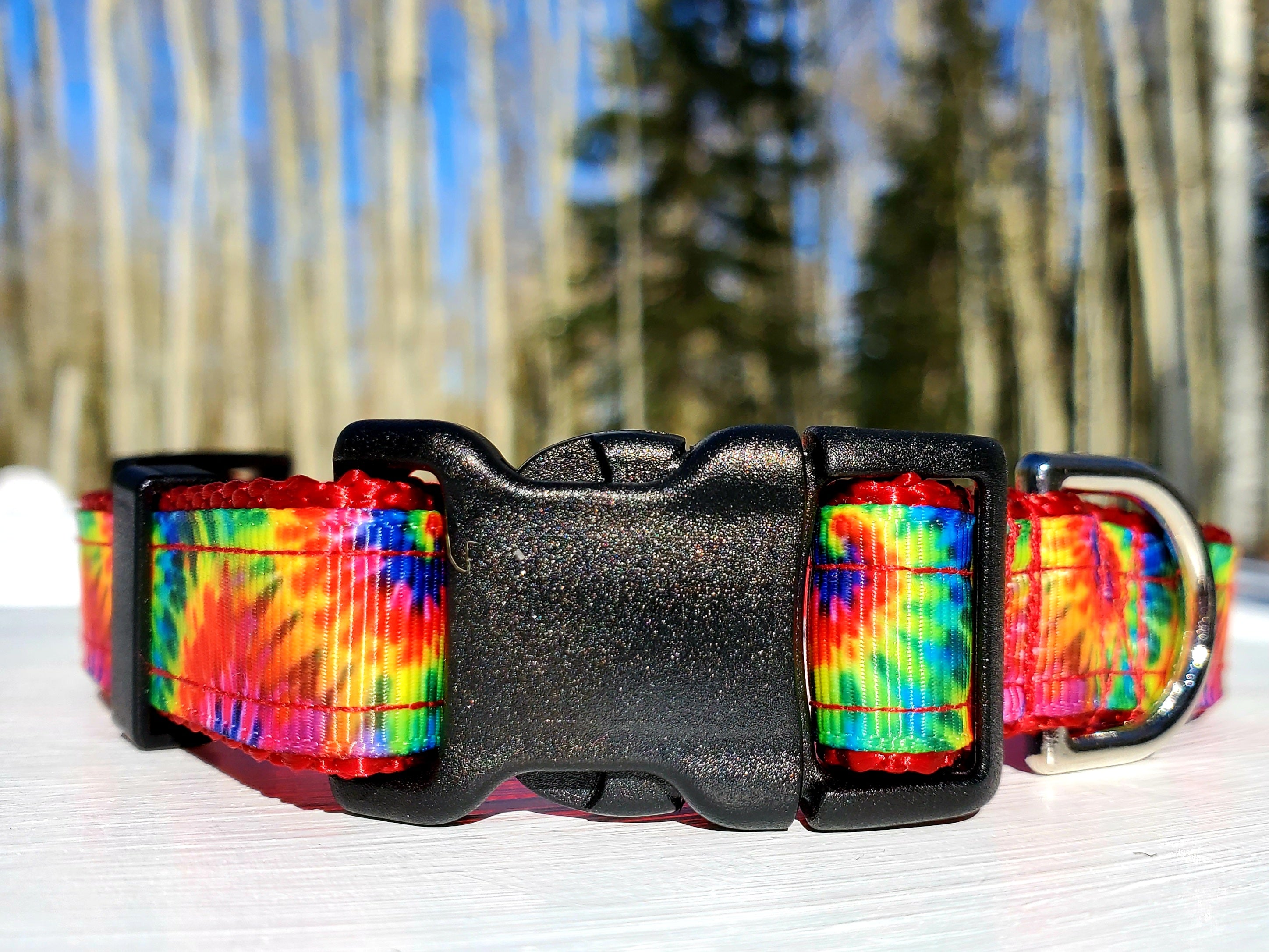 3/4" Tie Dye Dog Collar, Leash, Martingale, Harness image 3