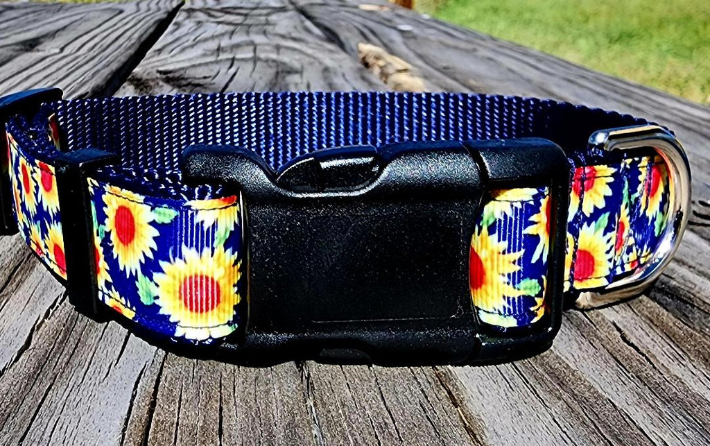1" Sunflower Dog Collar or Leash image 2