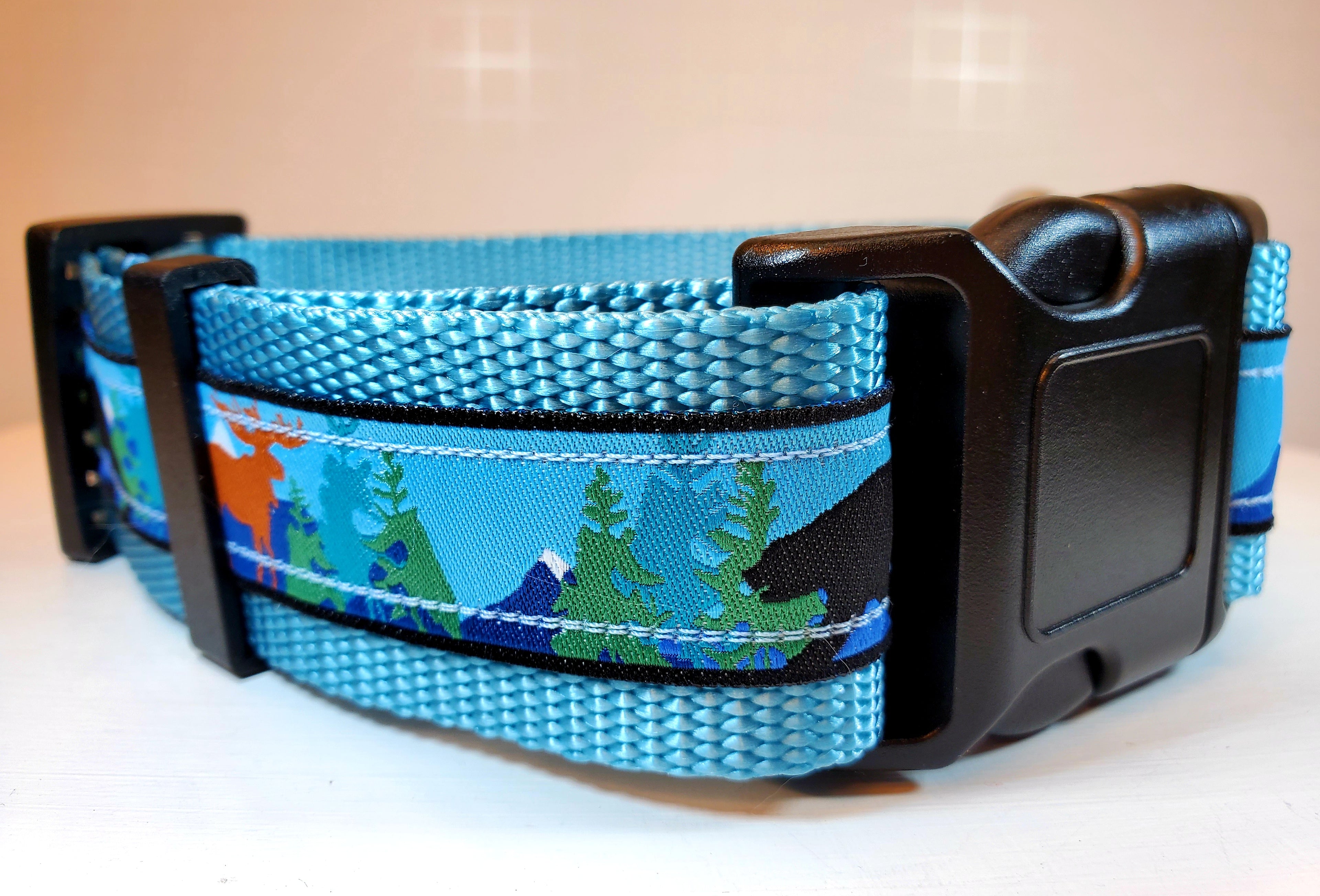1.5" Bear and Moose Dog Collar image 4