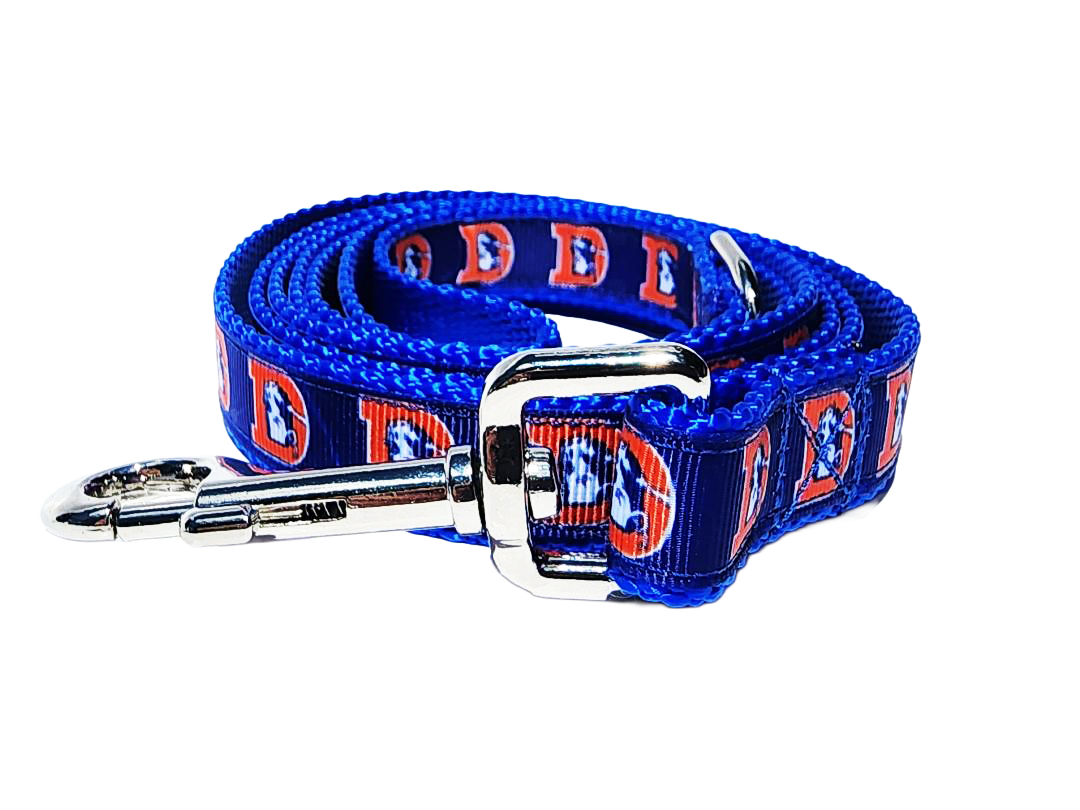 3/4" Retro Broncos Dog Collar or Leash