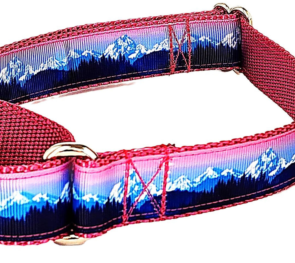 1" Pink Mountain Martingale Collar image 2