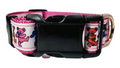 Pink Grateful Dead Dancing Bears Dog Collar, Leash, Martingale, or Harness image 2