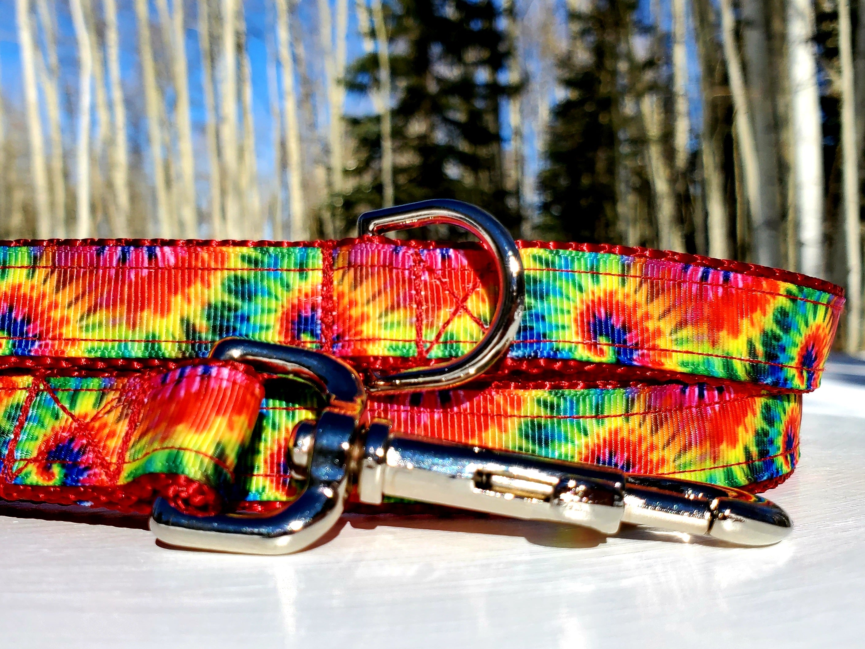 3/4" Tie Dye Dog Collar, Leash, Martingale, Harness image 2