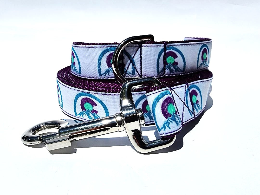 1" Purple Colorado Martingale Collar or Leash image 3
