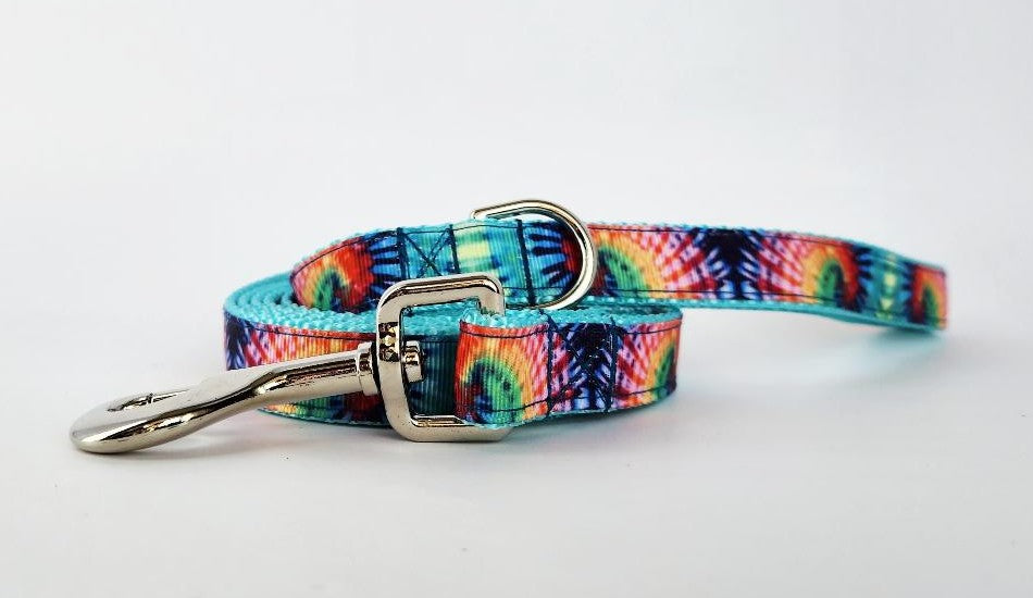 3/4" Tie Dye Dog Collar, Leash, Martingale, or Harness image 5