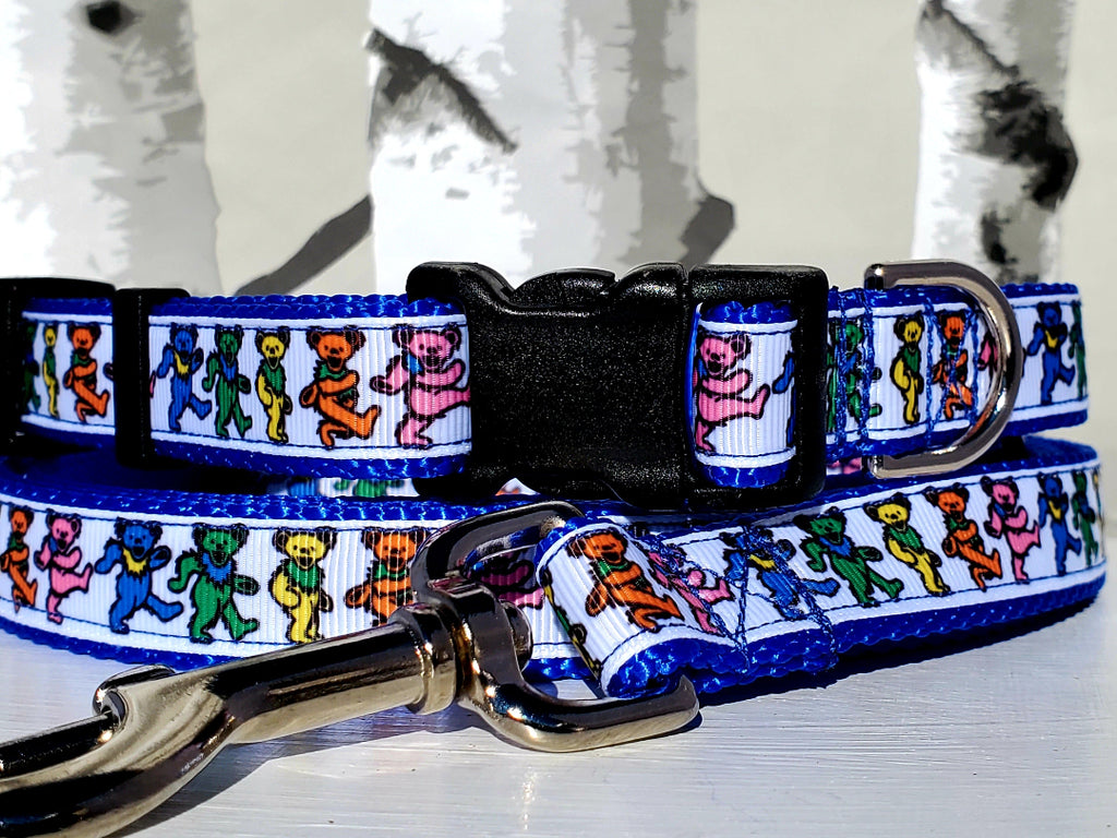 3/4" Dancing Bears Collar, Leash, or Harness image 0