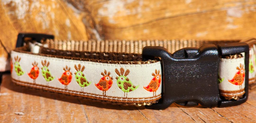 3/4" Bird Spring Dog Collar, Leash, Martingale, or Harness image 2