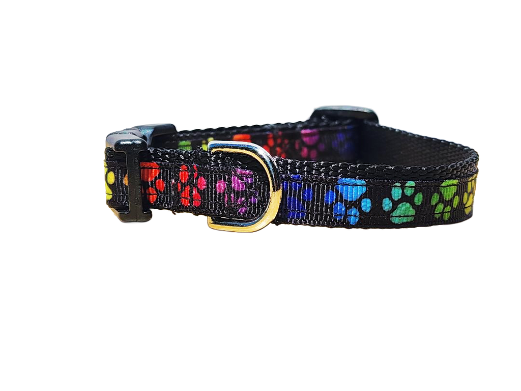 1/2" Paw Print Dog Collar or Leash