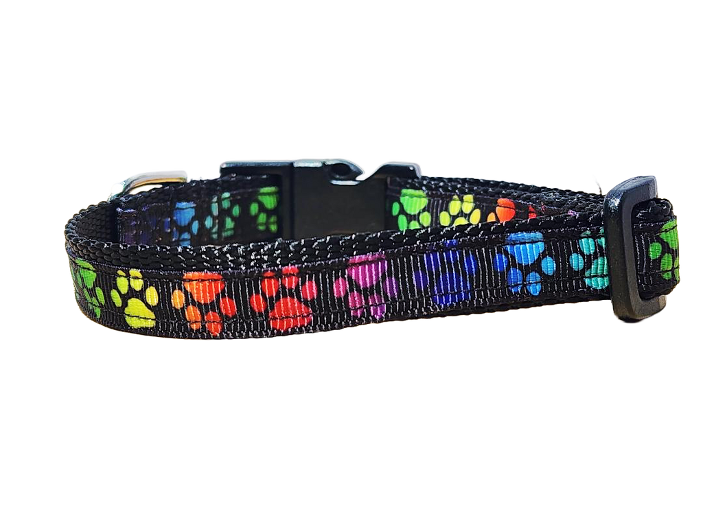 1/2" Paw Print Dog Collar or Leash