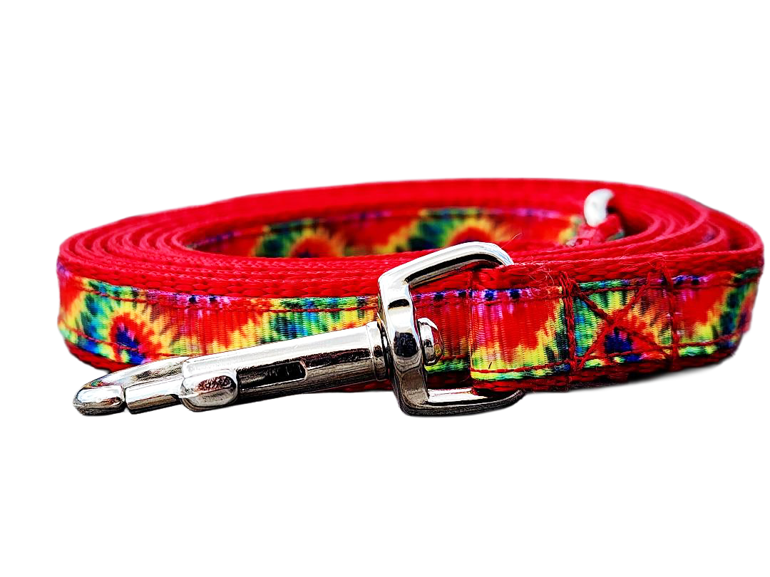 1/2" Tie Dye Dog Collar or Leash